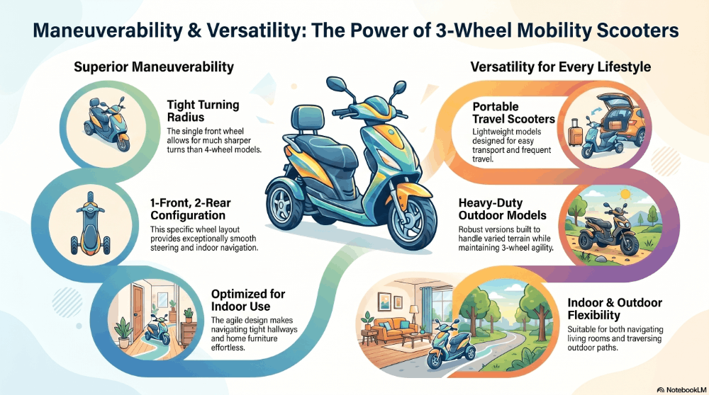 3 wheel mobility scooter buying guide