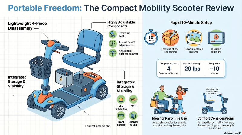 vive 3 wheel mobility scooter
