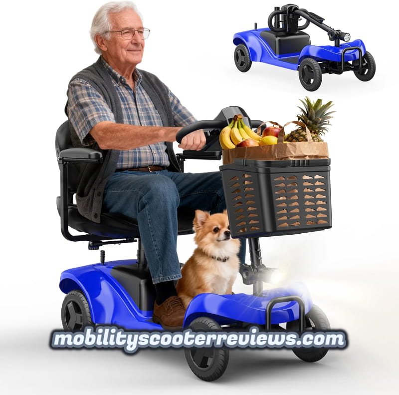 4 Wheel Mobility Scooter,15 Miles Range