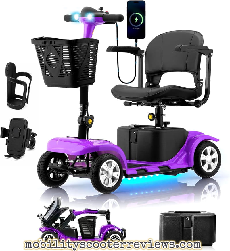 4 Wheels Electric Powered Chargeable Device